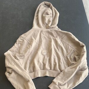 ALO Yoga Women's Brown Cropped Hoodie